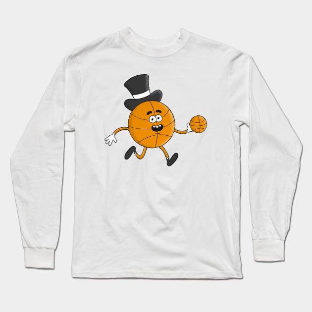 Mr. Basketball Long Sleeve T-Shirt by GLoosley